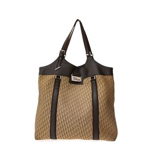 Bolsa Christian Dior Monograma Couro Marrom