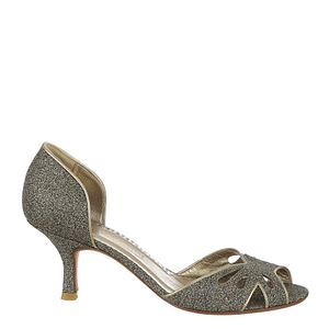 Sapato De Salto Sarah Chofakian Glitter Prateado