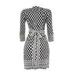 Vestido-Diane-Von-Furstenberg-Wrap-Estampa-Preto-e-Branco