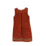 Vestido-Dolce---Gabbana-Infantil-Broccato-Terracota