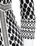 Vestido-Diane-Von-Furstenberg-Wrap-Estampa-Preto-e-Branco