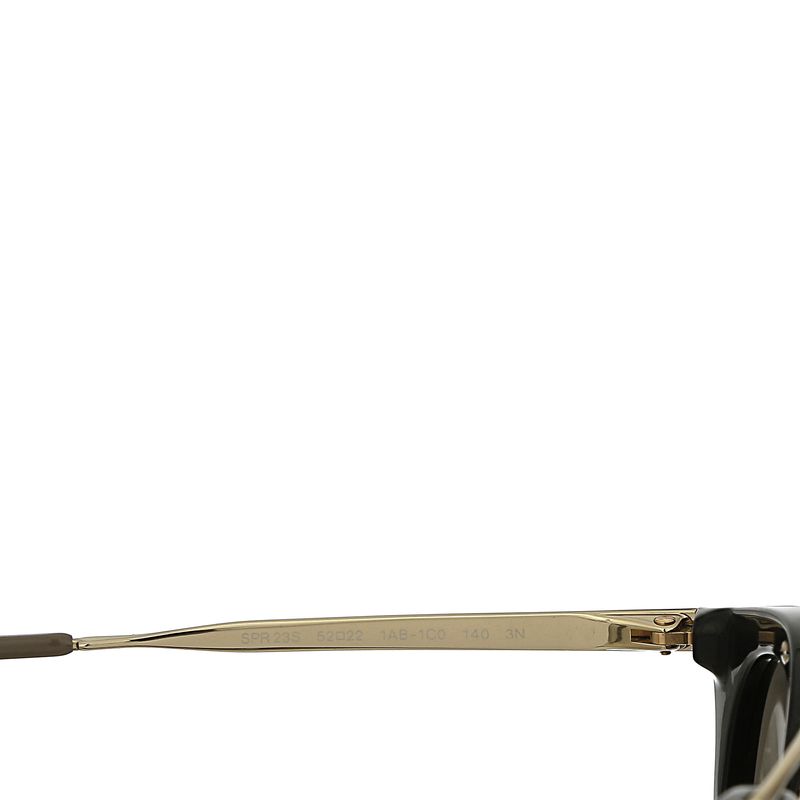 Oculos-Prada-Acetato-Preto-Lente-Espelhada-E-Metal-Dourado