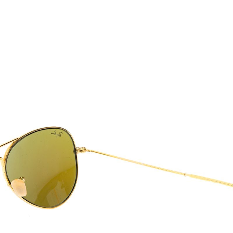 Oculos-Ray-Ban-Aviator-Large-Metal-Dourado-e-Espelhado-Azul