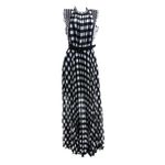 Vestido-Self-Portrait-Vichy-Preto-e-Branco