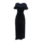 Vestido-Lanvin-Longo-Cupro-e-Seda-Preto