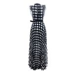 Vestido-Self-Portrait-Vichy-Preto-e-Branco