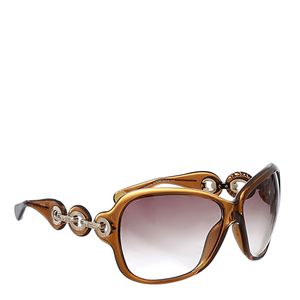 Óculos Marc By Marc Jacobs Acetato Marrom Ferragem Dourada