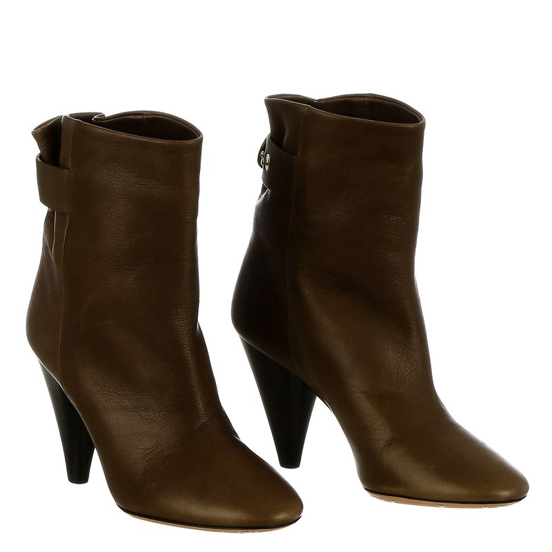 Bota-Isabel-Marant-Couro-Marrom-e-Salto