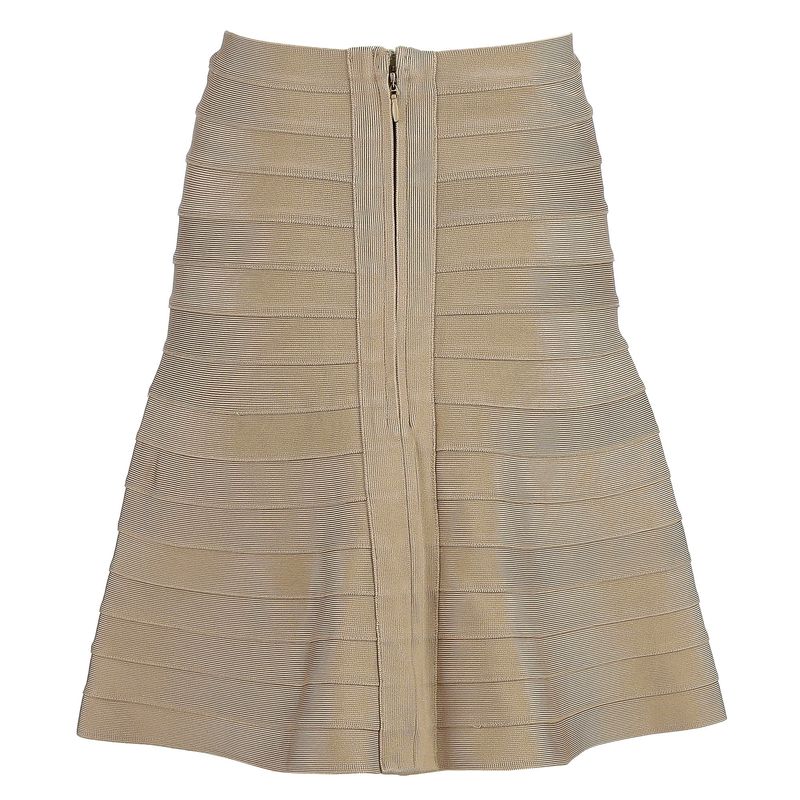 Saia-Herve-Leger-Tecido-Bandagem-Bege