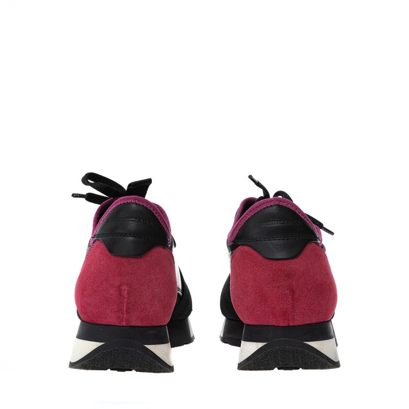 Tenis-Balenciaga-Race-Runner-Preto-e-Rosa