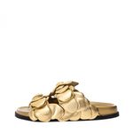 Sandalia-Valentino-Garavani-Slide-Rosas-Dourado