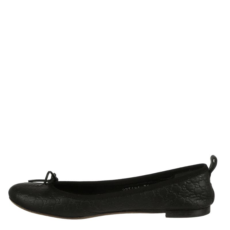 Sapatilha-Gucci-Couro-Preto-e-Logo