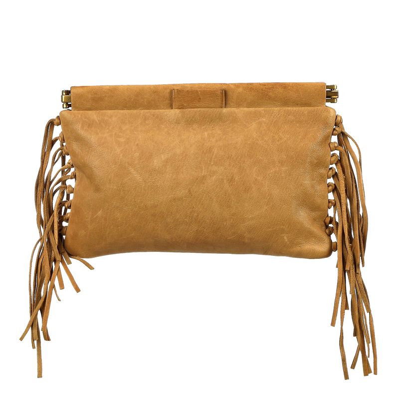 Clutch-Miu-Miu-Couro-Marrom-e-Franjas