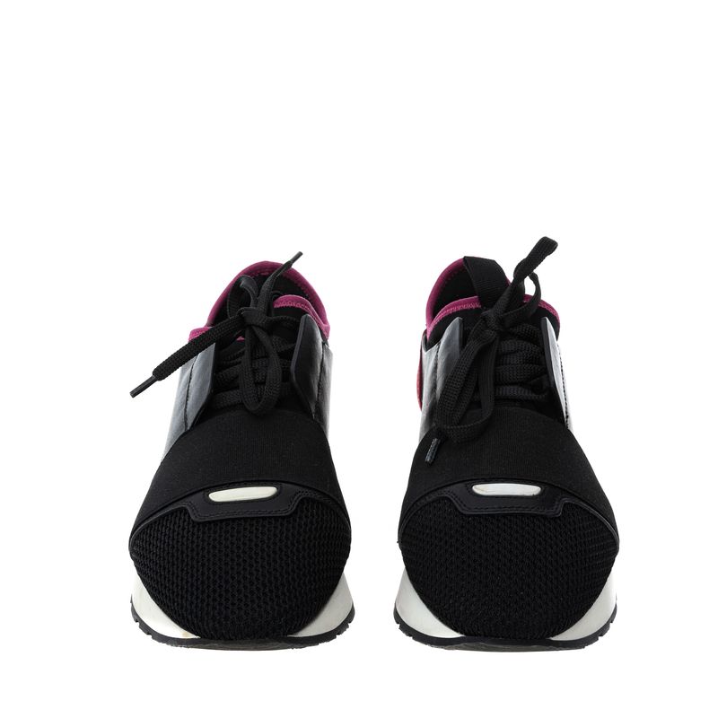 Tenis-Balenciaga-Race-Runner-Preto-e-Rosa