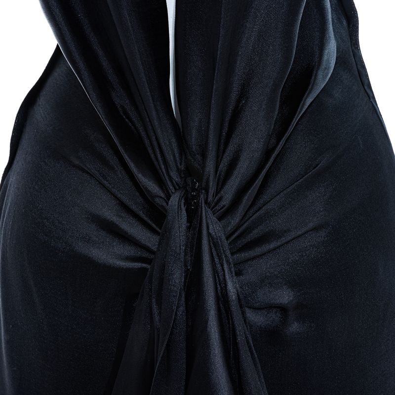 Vestido-Lanvin-Longo-Cupro-e-Seda-Preto