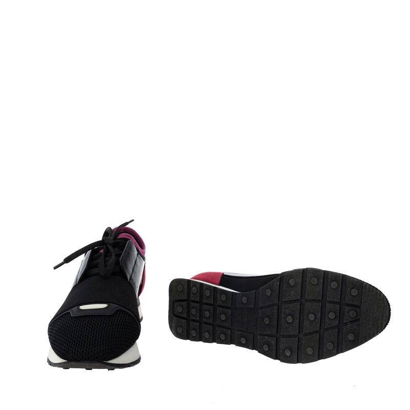 Tenis-Balenciaga-Race-Runner-Preto-e-Rosa