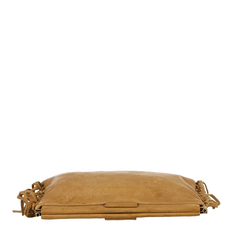 Clutch-Miu-Miu-Couro-Marrom-e-Franjas