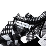 Vestido-Self-Portrait-Vichy-Preto-e-Branco