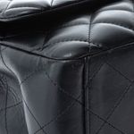 Bolsa-Chanel-Double-Flap-Maxi-Lambskin-Preta