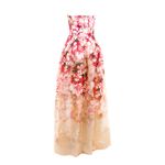 Vestido-Kay-Unger-Floral-Rosa