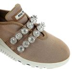 Tenis-Miu-Miu-Slip-On-Tecido-Bege-e-Pedrarias