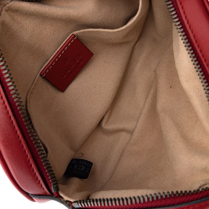 Pochete-Gucci-GG-Marmont-Vermelha