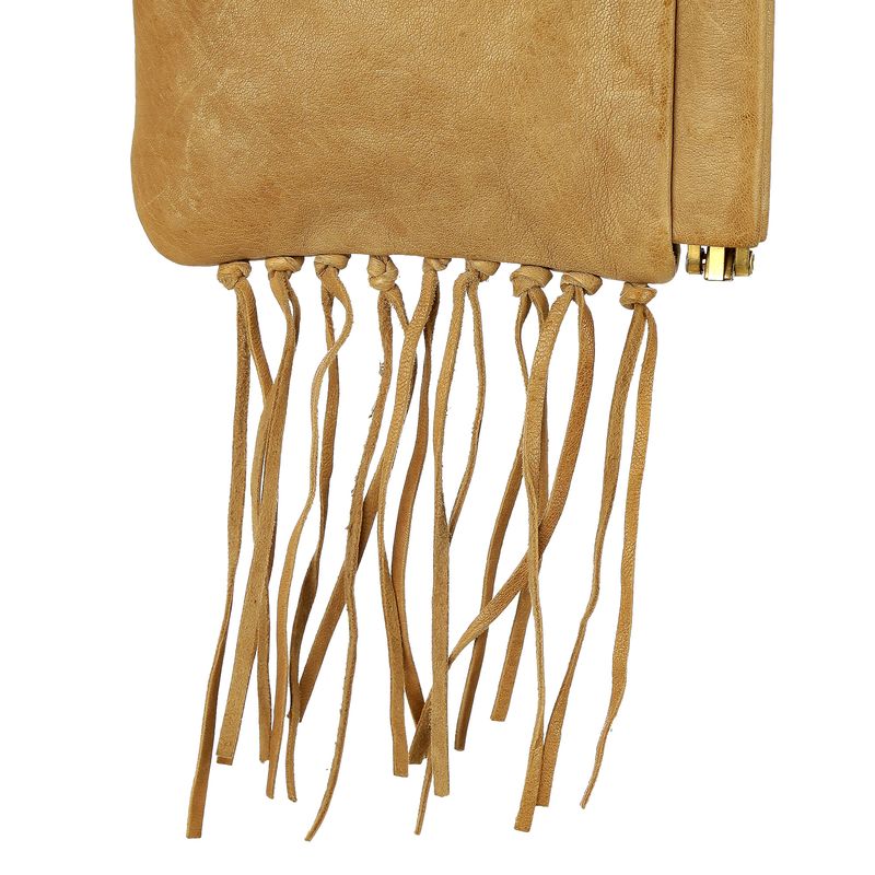 Clutch-Miu-Miu-Couro-Marrom-e-Franjas