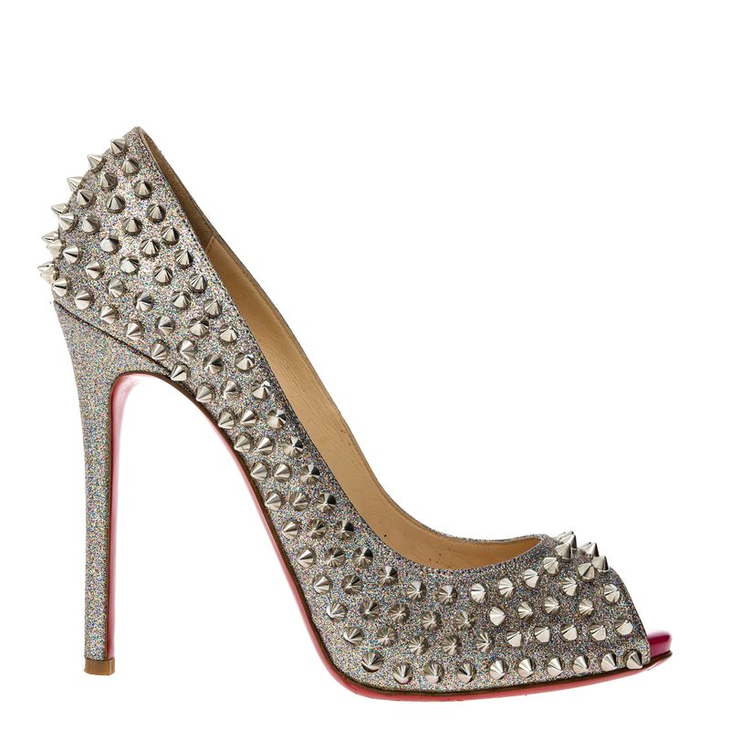 68929-Peep-Toe-Christian-Louboutin-Spikes-Glitter-1