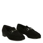 80442-Sapato-Gucci-Masculino-Camurca-Preto-Fivel-Prateada-verso