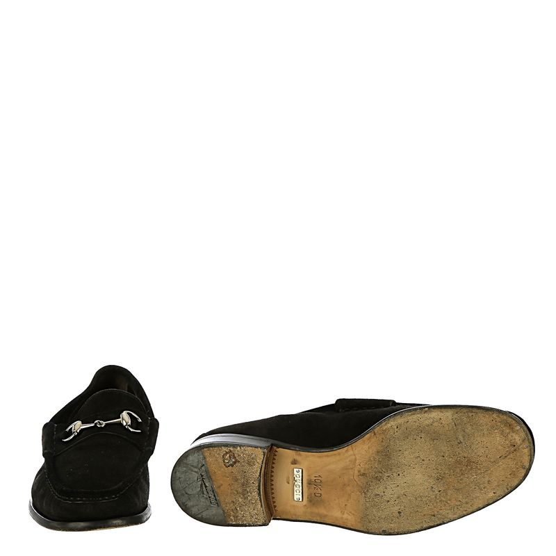 80442-Sapato-Gucci-Masculino-Camurca-Preto-Fivel-Prateada-5