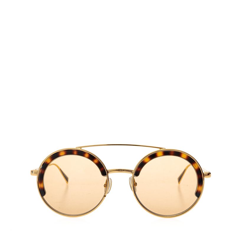 Oculos-Max-Mara-Eileen-Armacao-Dourada-