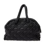 Bolsa-Chanel-Bowler-Hidden-Chain-Couro-Preto