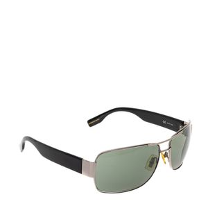 Óculos Hugo Boss Armação Metal e Acetato Preto