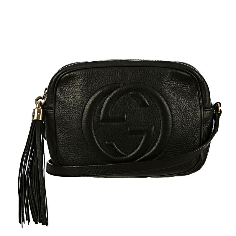 Bolsa-Gucci-Soho-Disco-Couro-Preto