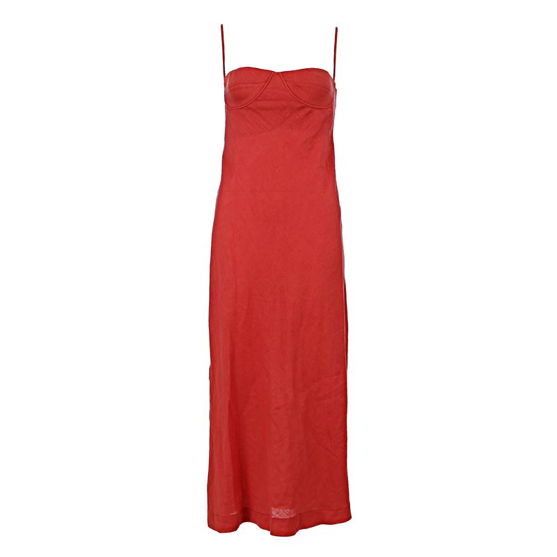 Vestido-Piu-Brand-Linho-Vermelho