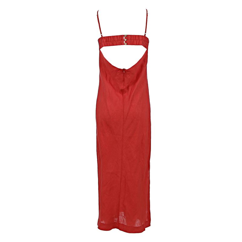 Vestido-Piu-Brand-Linho-Vermelho