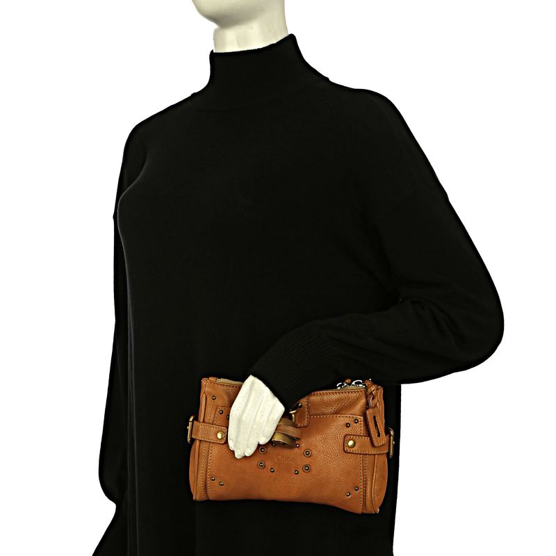 Clutch-Chloe-Paddington-Couro-Caramelo