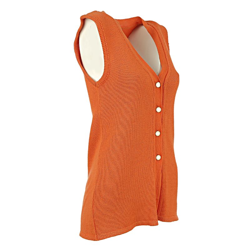 Colete-Lilly-Sarti-Tricot-Laranja