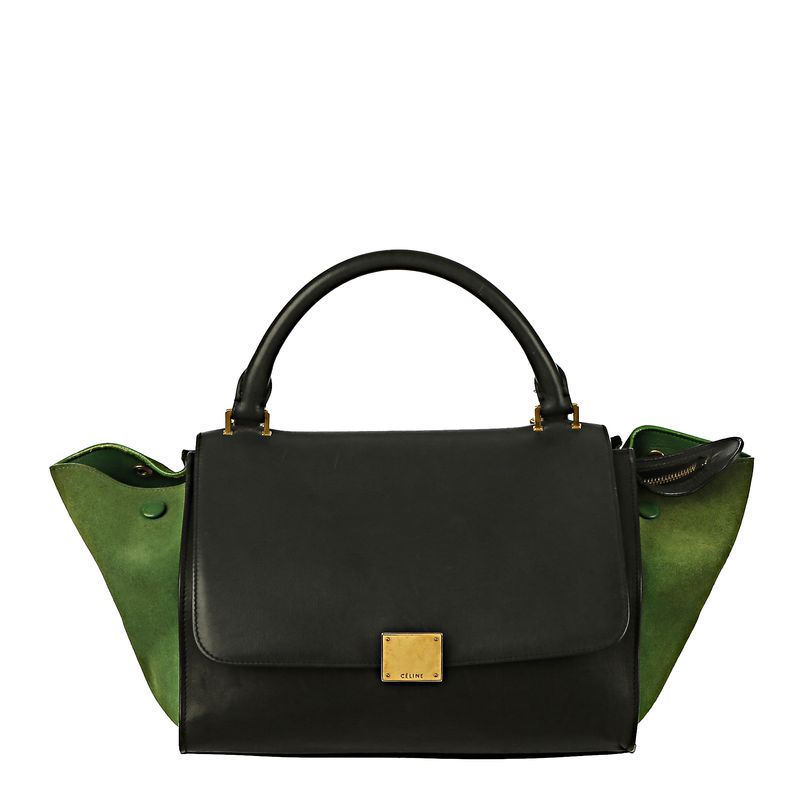 Bolsa-Celine-Trapeze-Pequena-Tricolor