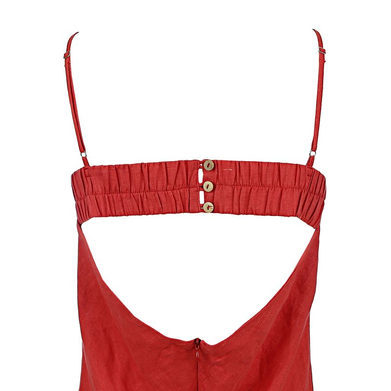 Vestido-Piu-Brand-Linho-Vermelho