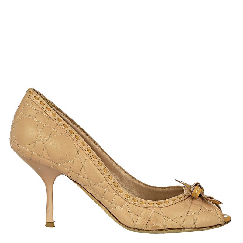 Peep-Toe-Christian-Dior-Cannage-Rosa