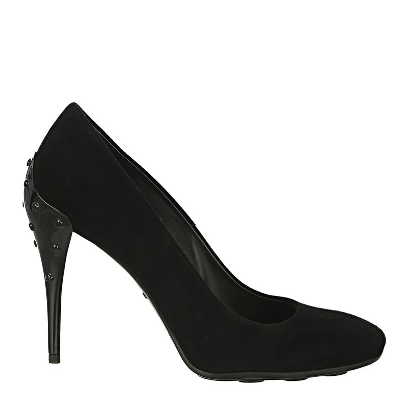 Sapato-de-Salto-Tods-Camurca-Preta