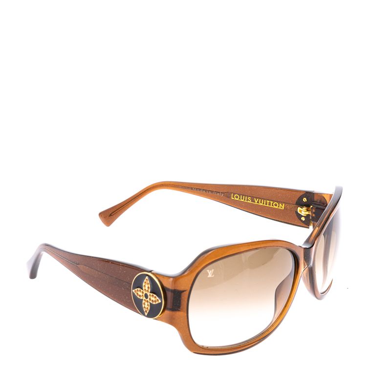 Oculos-Louis-Vuitton-Acetato-Glitter-Marrom