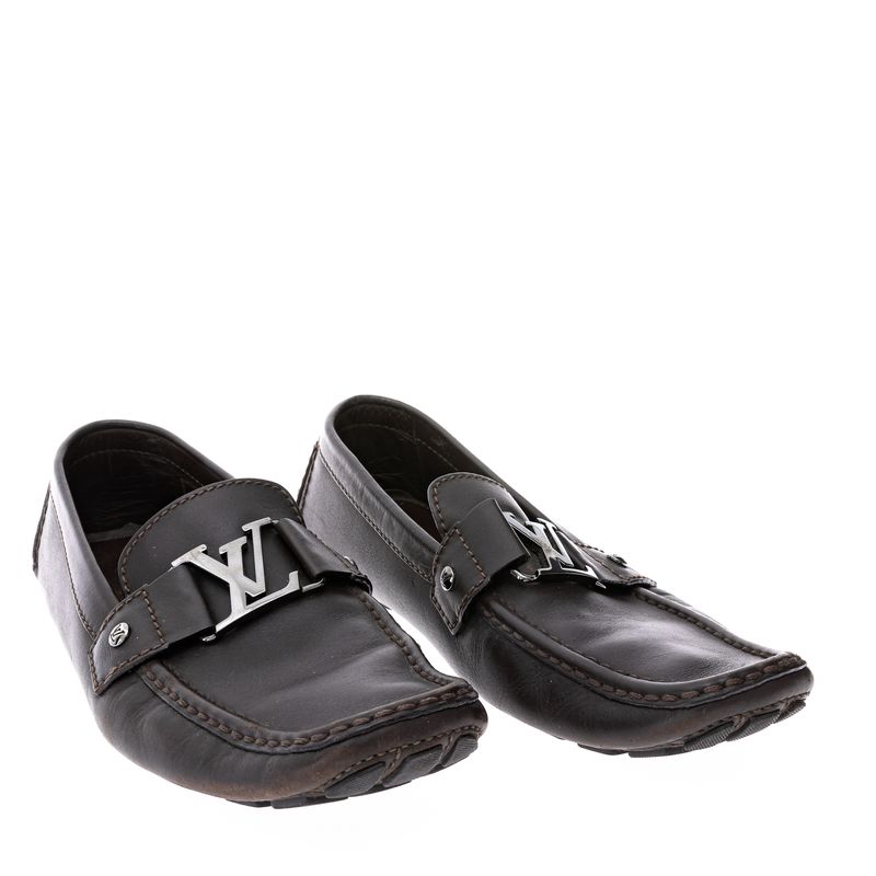 Mocassim-Louis-Vuitton-Monte-Carlo-Couro-Marrom