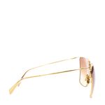 Oculos-Celine-Quadrado-Armacao-Dourada-Lente-Marrom