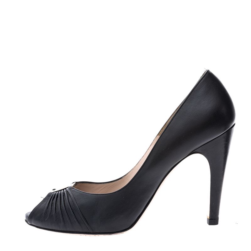 Peep-Toe-Salvatore-Ferragamo-Couro-Preto