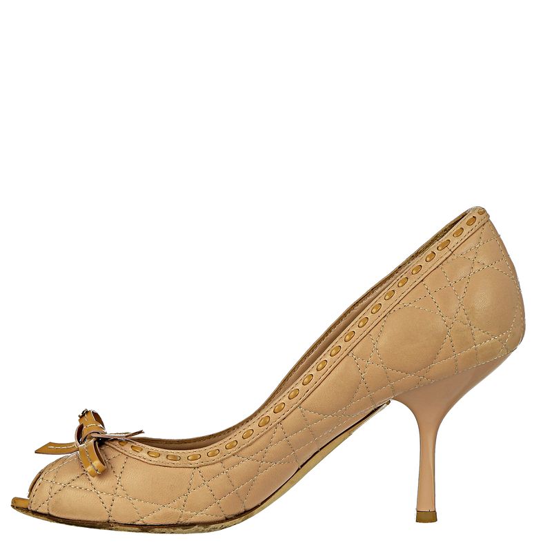 Peep-Toe-Christian-Dior-Cannage-Rosa