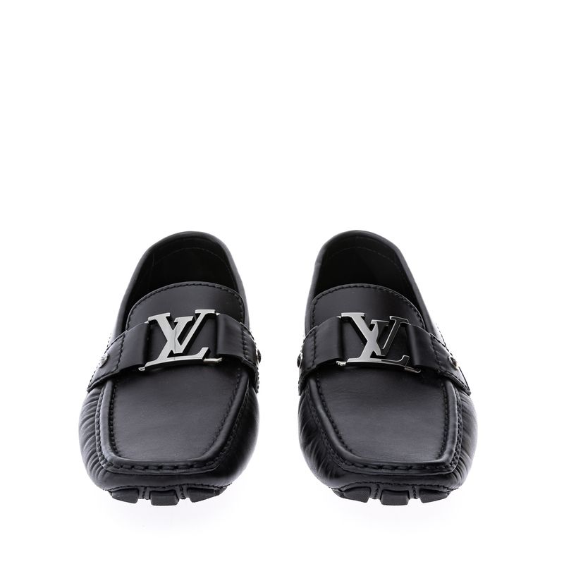 Mocassim-Louis-Vuitton-Couro-Preto