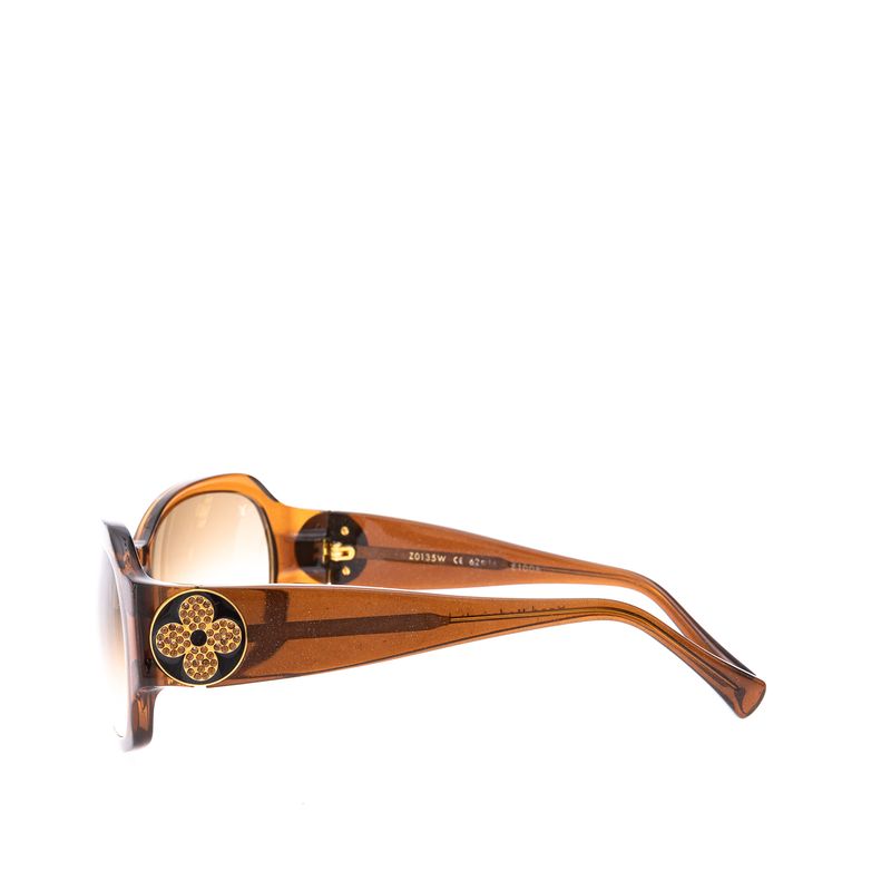 Oculos-Louis-Vuitton-Acetato-Glitter-Marrom