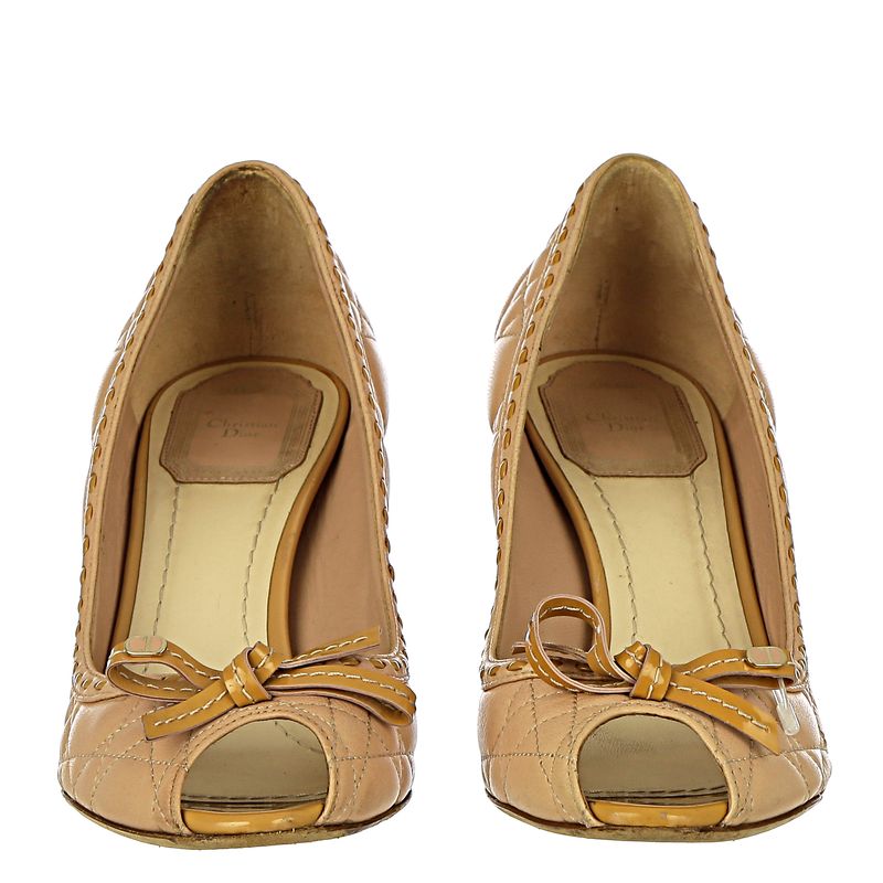 Peep-Toe-Christian-Dior-Cannage-Rosa